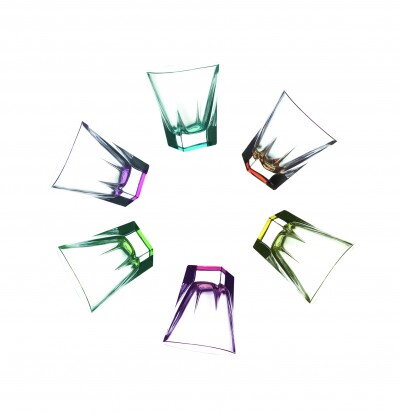 Fusion B3 RCR Colours of RCR 6pz, OF Tumblers, 6x200ml, 6pcs, h: 90mm, (24162020006/6)